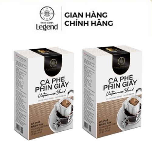 Combo 2 Hộp Cà Phê Phin Giấy Vietnameses Blend - Hộp 10 Túi - Trung Nguyên Legend (Vị truyền thống, hậu vị dịu)