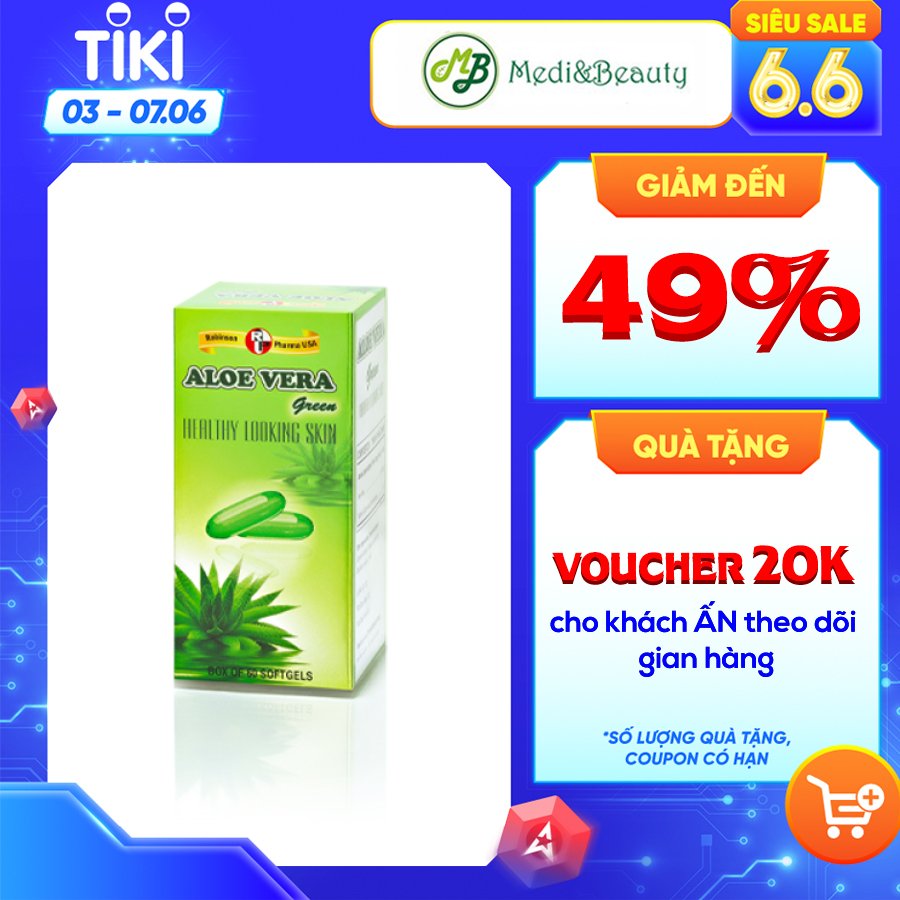 Viên uống tpcn đẹp da,hỗ trợ giữ ẩm cho da,nhuận tràng - chai 60 viên