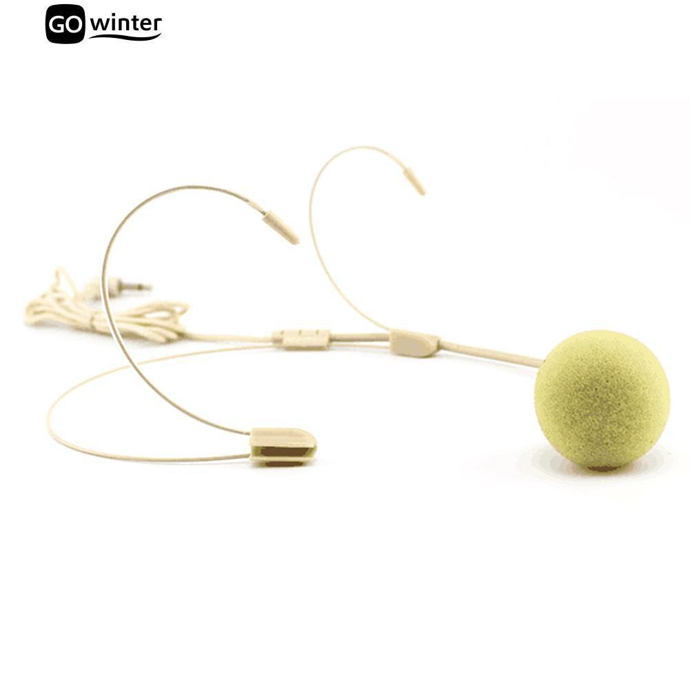 Micro móc tai đầu kép jack 3.5mm có dây nối