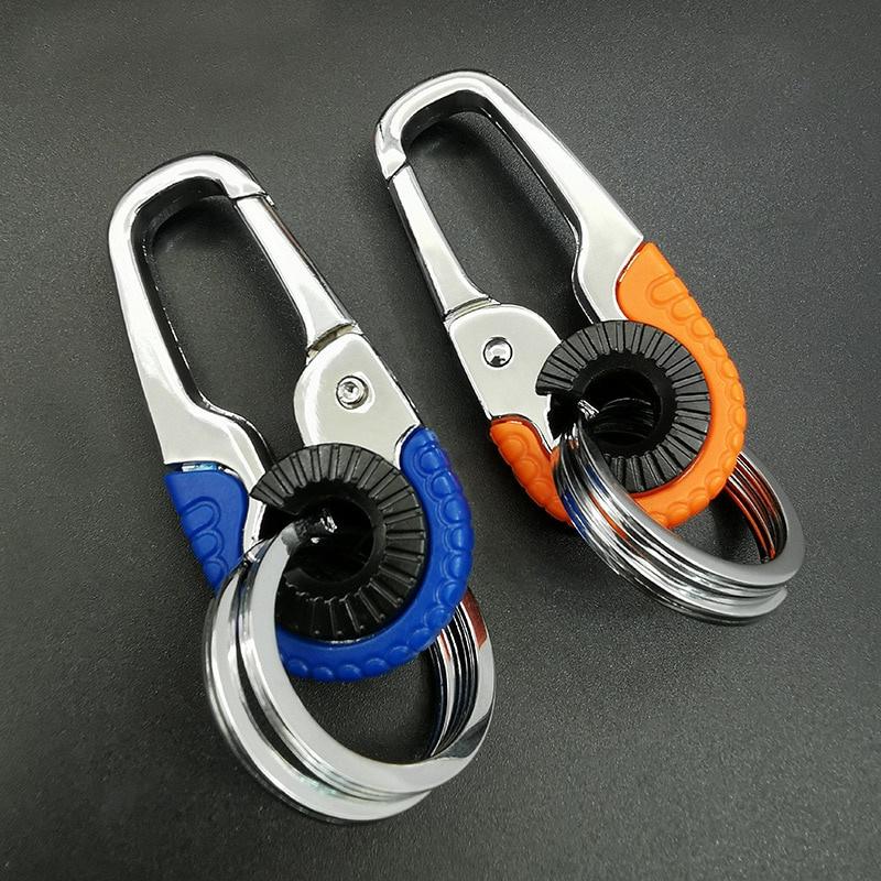 Carabiner Keychain Camping Climbing Hiking Outdoor Sports Safety Buckle Keychain Zinc Alloy Keychain Ring Climbing Equipment