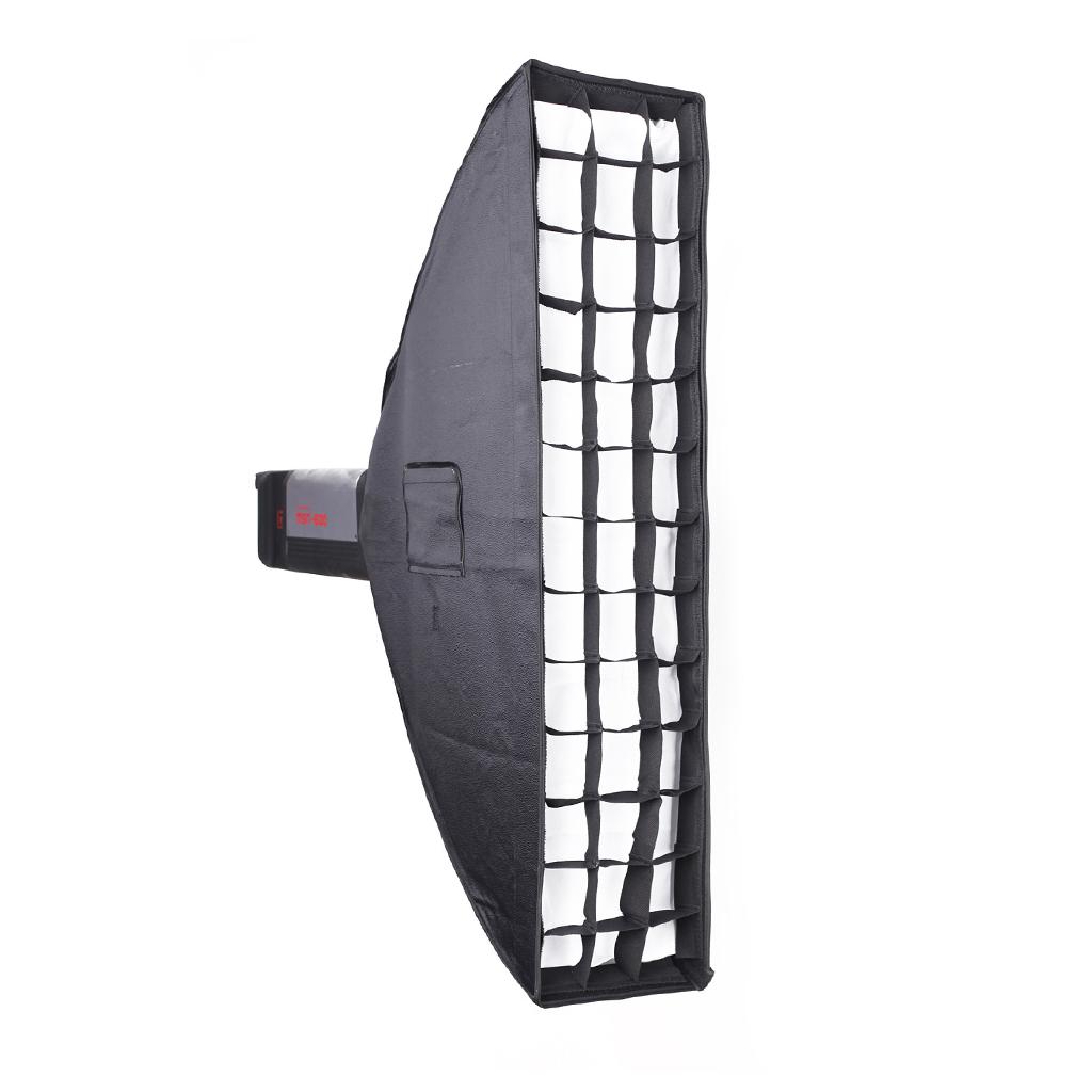 14"x63"/35x160cm Softbox Honeycomb Eggcrate Soft Grid for Speedlight Flashes