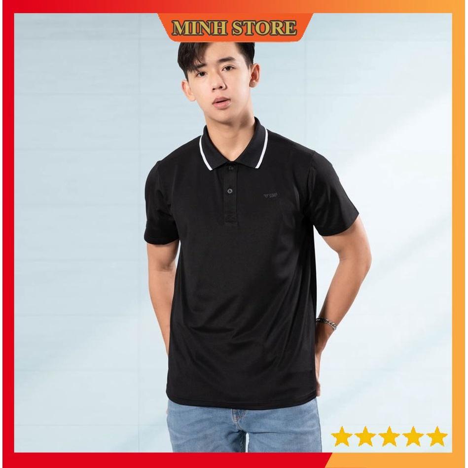 Áo Polo thun Nam ngắn tay có cổ cao cấp, Áo thun nam trơn chất cotton Form dáng cực đẹp AT01 - MINHSTORE66