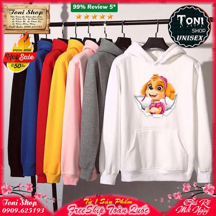 ÁO HOODIE PUPPY PRINCESS Nỉ Ngoại Cao Cấp - In Pet Siêu Bền Siêu Đẹp