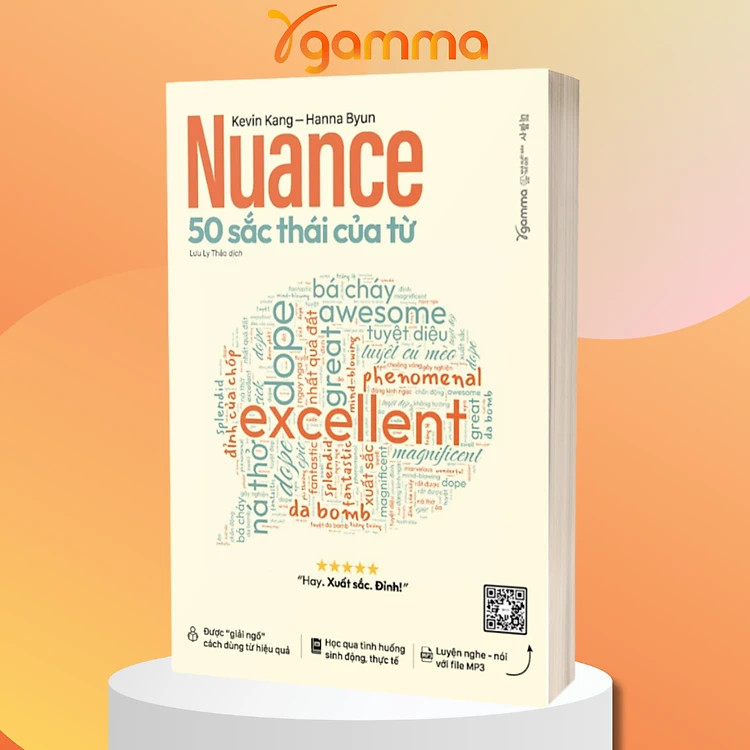 Nuance - 50 Sắc Thái Của Từ - Kevin Kang &amp; Hanna Byun - Lưu Ly Thảo dịch - (bìa mềm)