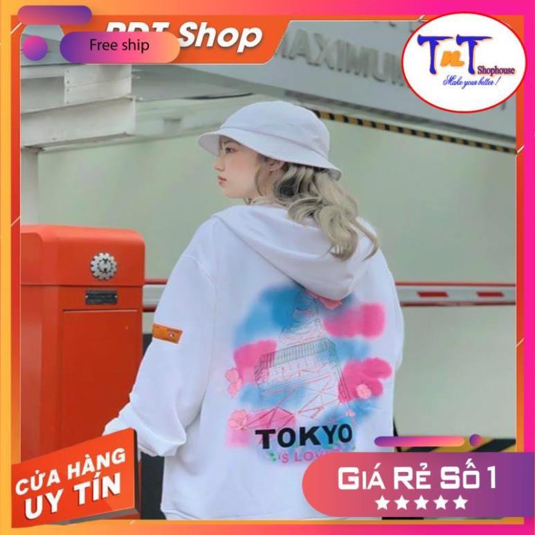 ÁO NỈ UNISEX DÂY KÉO TOKYO'S LOVER|KN08|MIỄN PHÍ ĐỔI TRẢ TRONG VÒNG 7 NGÀY