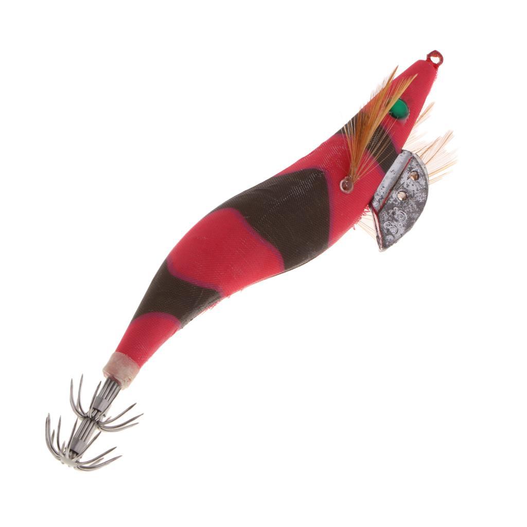 3.5# Squid Jigs Luminous Fishing  Artificial Baits  Color A