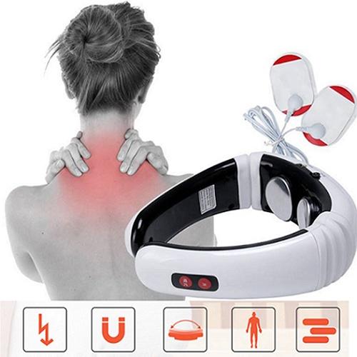 Máy Masage vai gáy chữ C, Máy Massage Cổ Vai Gáy 3D, Máy matxa trị liệu, , rung từ trường và xung điện, gi