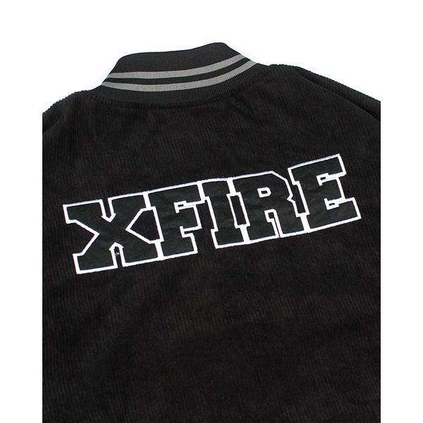 Áo Khoác Bóng Chày Bomber Varsity Nhung Tăm Cao Cấp Nam Nữ Thêu 2 Lớp Màu Đen Tay Xám By Xfire VAR-VER2NT-B/GR322