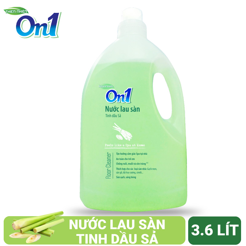 Nước lau sàn On1 tinh dầu sả 3.6 lít LC301