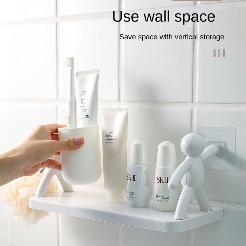 Giá Đựng Đồ Gắn Tường Không Cần Khoan Tiện Dụng Cho Nhà Tắm