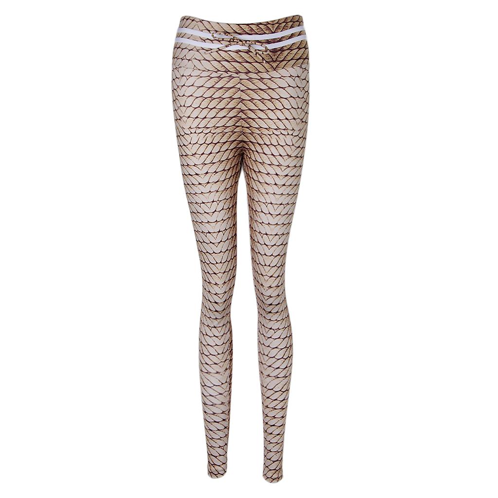 High Waist Yoga Legging Hessian Rope Graphic Fitness Skinny Sports Pants