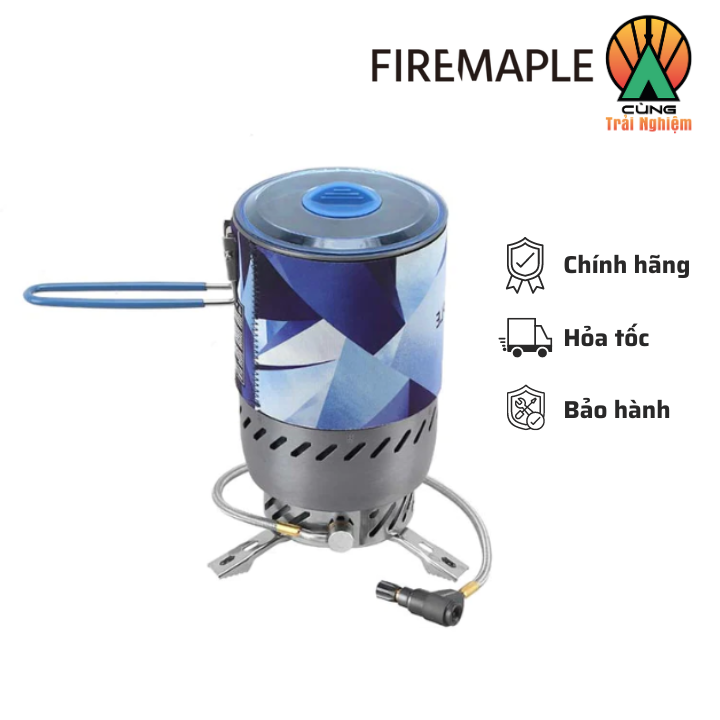 Bộ Nồi + Bếp Gas Nấu Bằng Nhiệt  Dã Ngoại Chuyên Dụng Siêu nhẹ Fire-Maple FMS-MARRADIANT