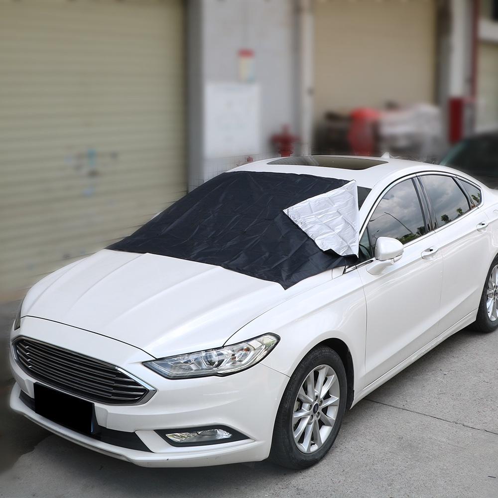 Vỏ bọc kính chắn gió xe hơi chống nước chống bụi có nam châm màu bạc