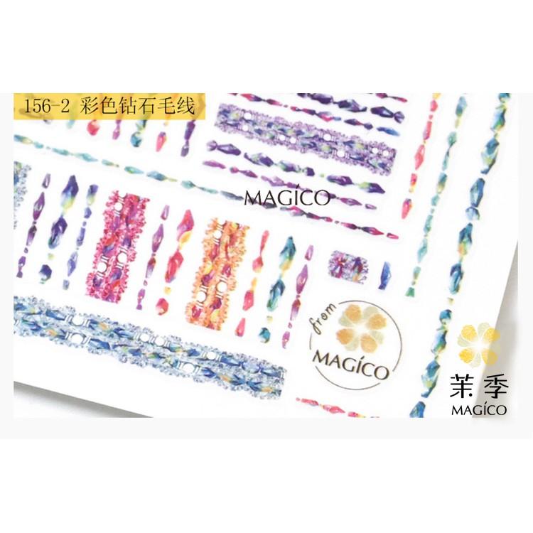 Sticker nails Magico họa tiết - hình dán móng 3D 156-2