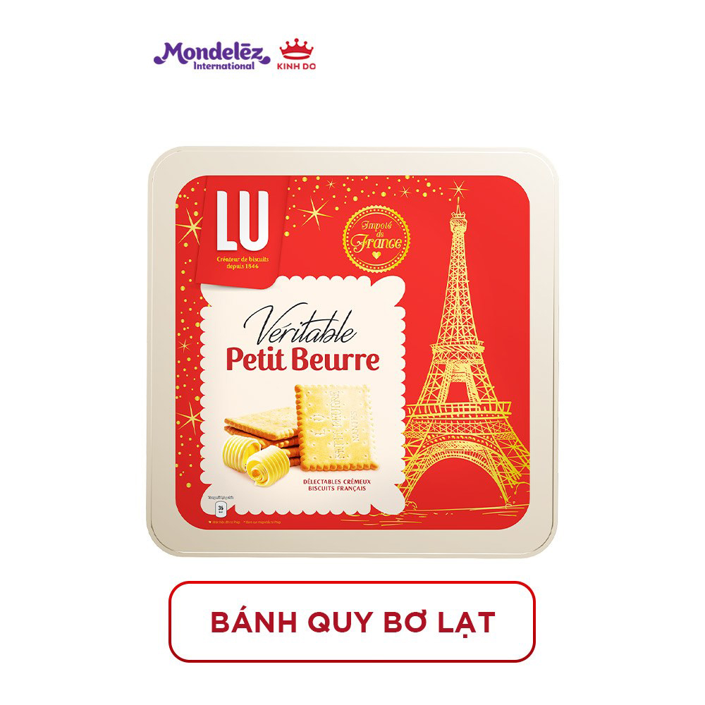 Bánh Quy Bơ Pháp LU Veritable Petit Beurre hộp 600g