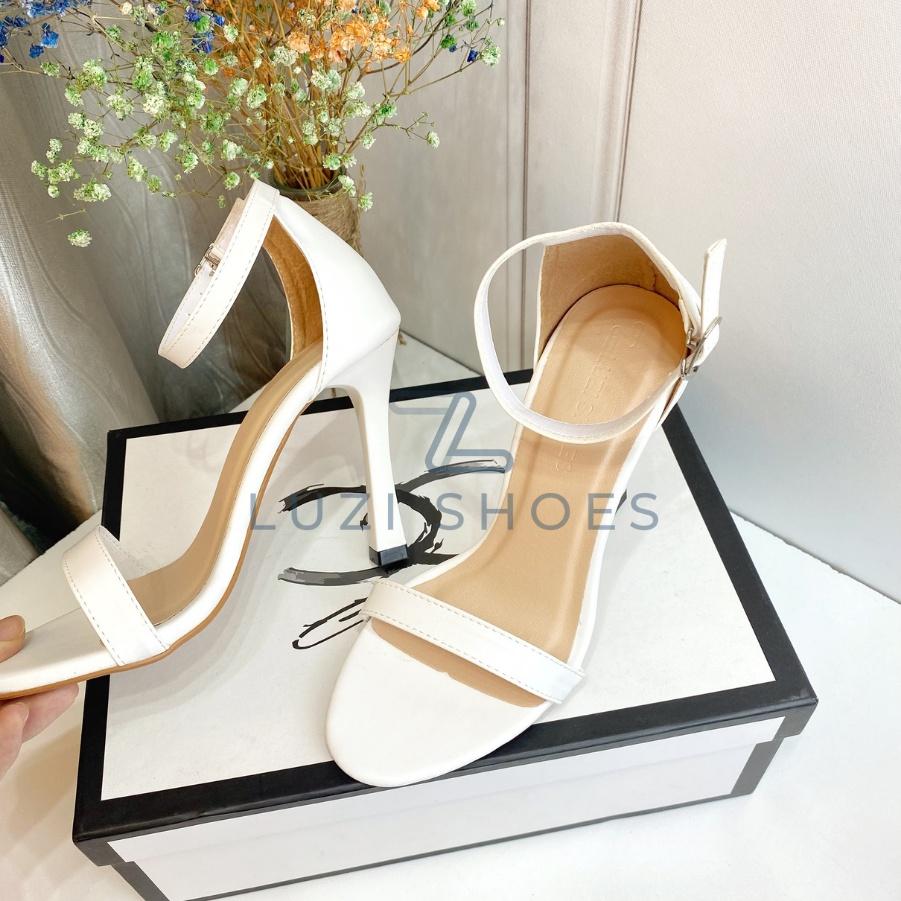 Sandal nữ cao gót bít hậu, guốc nữ gót nhọn cao 7P và 11p