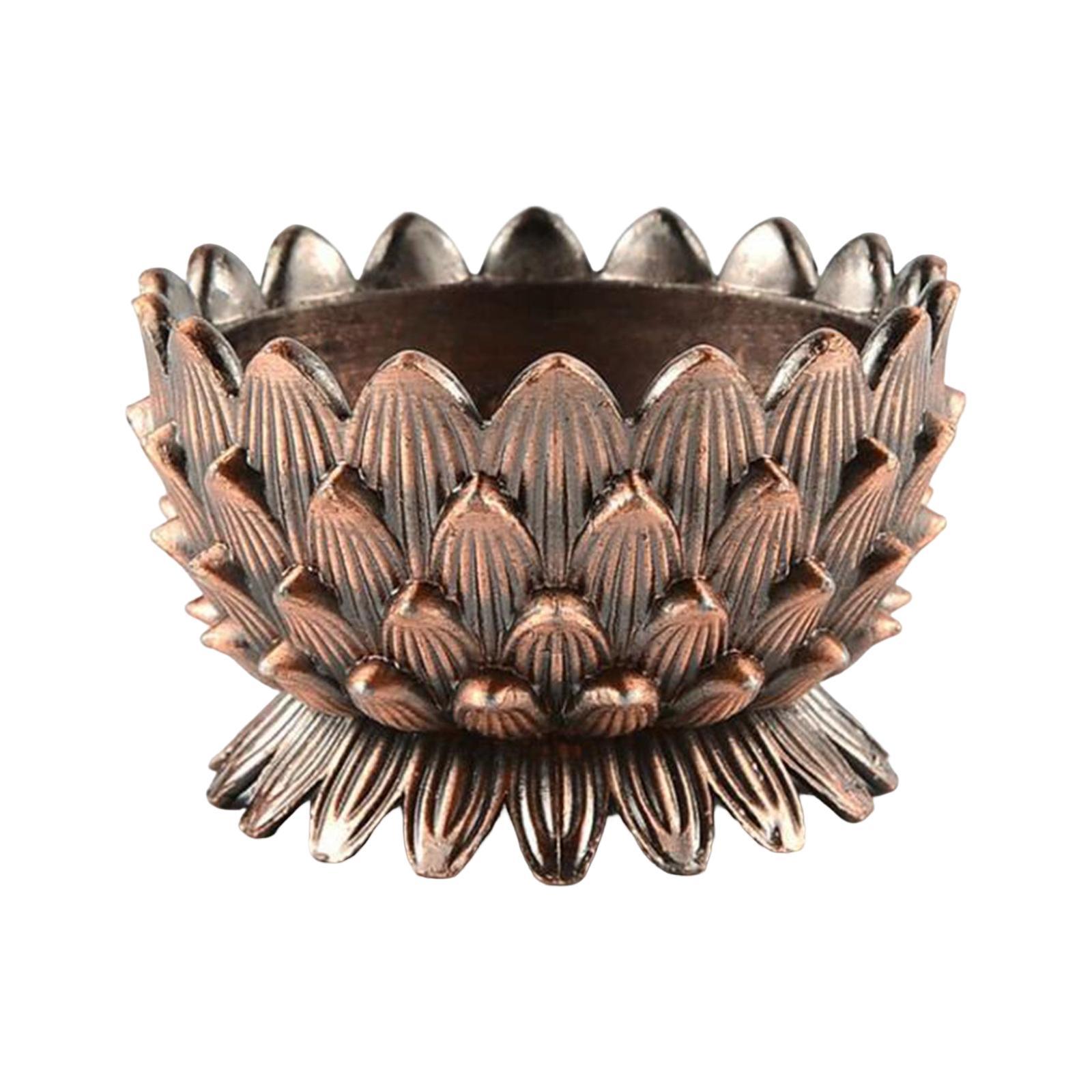 Lotus Ghee Lamp Holder Tea Light Holder Buddhist Supplies Oil Lamp Temples