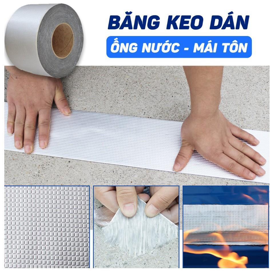Băng Keo Chống Thấm Rộng 5cm/10cm / Dài 5m, Miếng Siêu Dính, Chống Thấm Nước, Keo Chống Dột