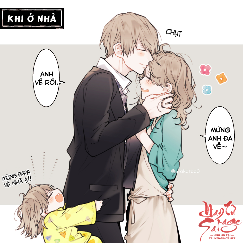 papa khi đi làm và khi ở nhà chapter 1 3