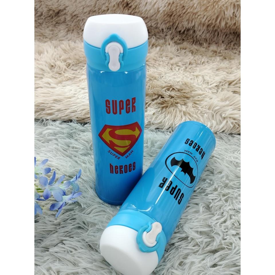 Bình Đựng Nước - Bình giữ nhiệt batman - super man 500ml