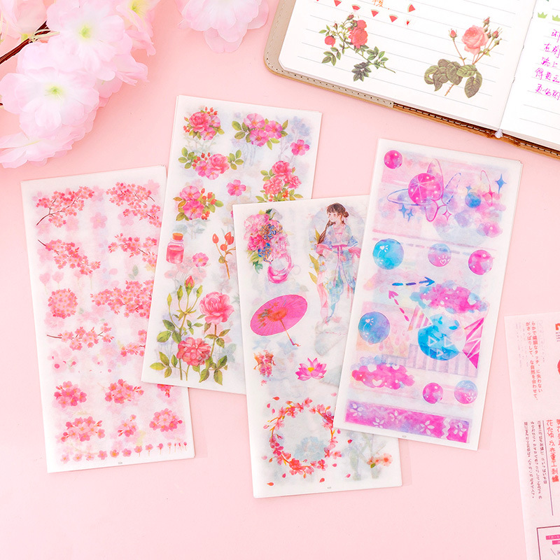 SET STICKER 6 miếng cute siêu rẻ. Combo 6 Miếng Dán Trang Trí