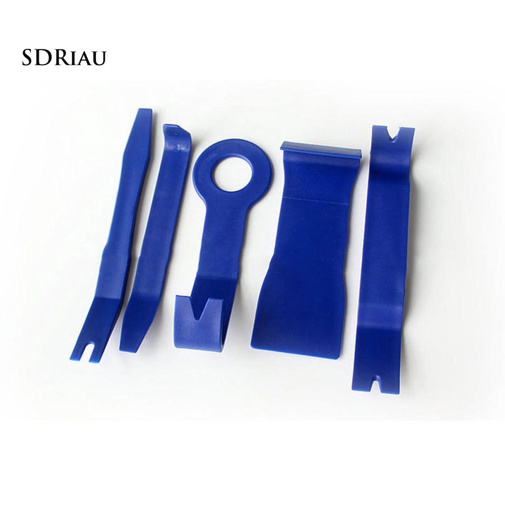 Bộ 5 dụng cụ chuyên dụng mở bảng điều khiển âm thanh bằng nhựa dành cho xe hơi