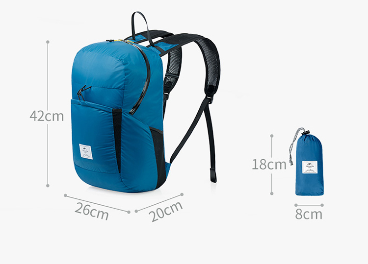 Balo Du Lịch Xếp Gọn Siêu Nhẹ Naturehike 22L NH17A017-B