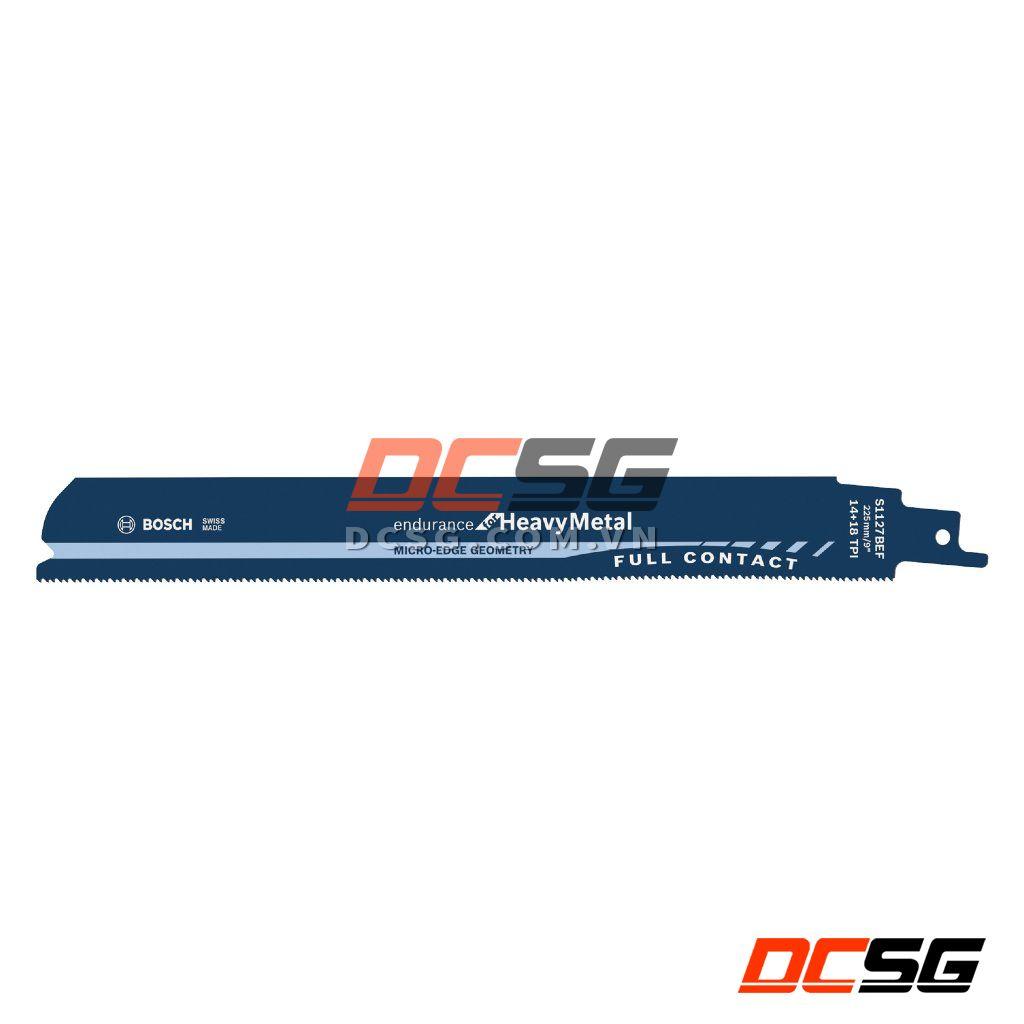 Lưỡi cưa kiếm cắt sắt dày 225x25x0.9mm S1127BEF Bosch 2608657524 | DCSG