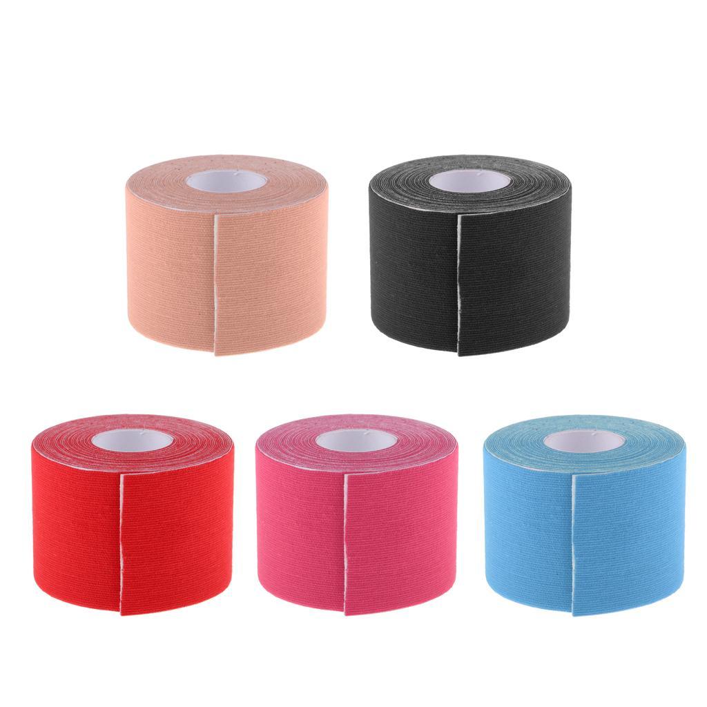 3xCotton Sports Fitness Elastic Adhesive Kinesiology Tape Workout Skin Color