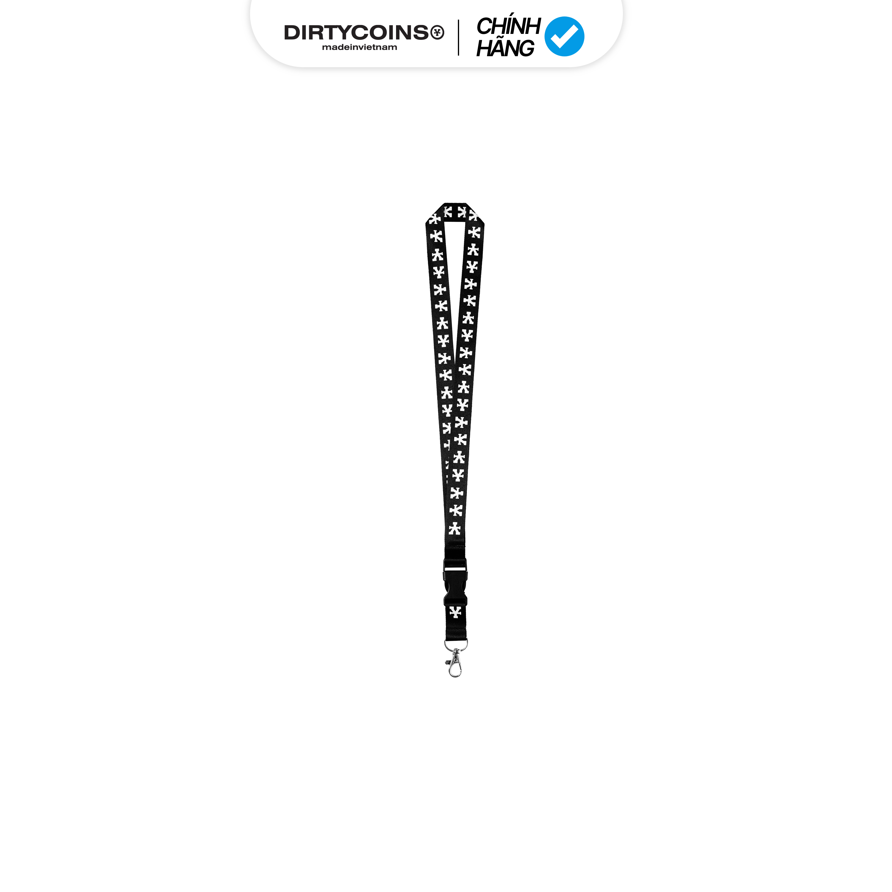 Dây Đeo DirtyCoins Signature Y Lanyard - Black