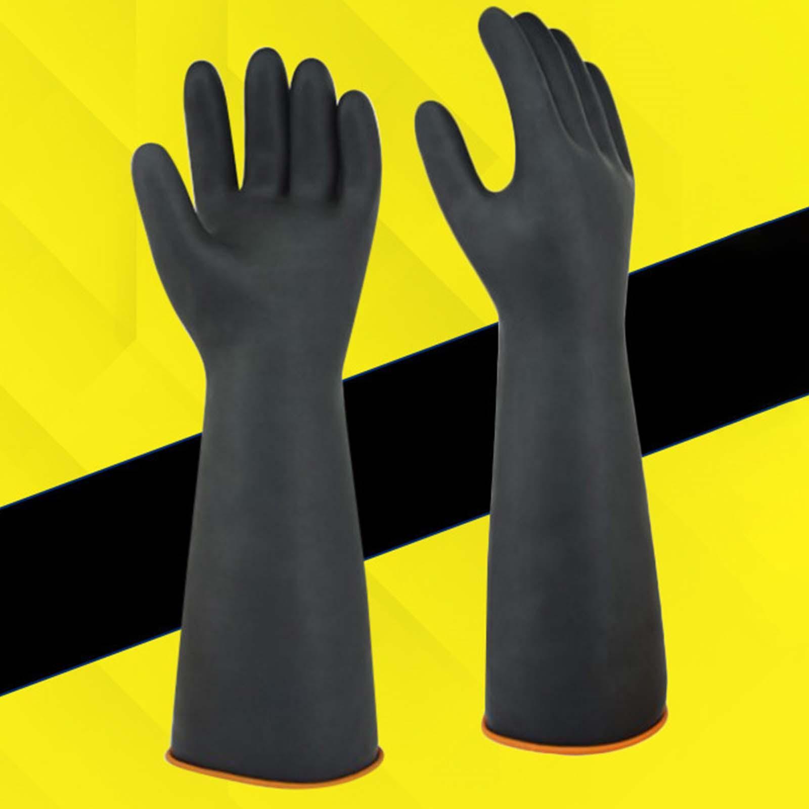 Industrial Rubber Gloves Cleaning Glove Multipurpose Oil Resist Men Women Waterproof Utility Gloves Safety Work Gloves for Car Wash