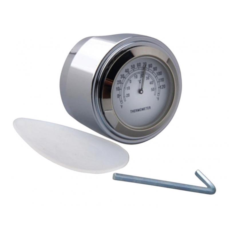2pcs/set Motorcycle 7/8" 1" Handlebar  Clock & Temp  Kit