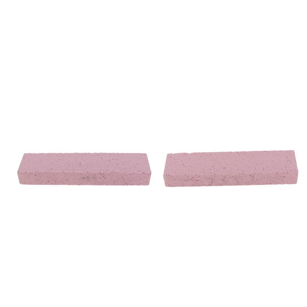 2 Pieces 200 x 50 x 25mm Whetstones Sharpening Stones Waterstones - Knife Sharpener Stone, Polishing Tool for Kitchen, Hunting and Pocket Knives