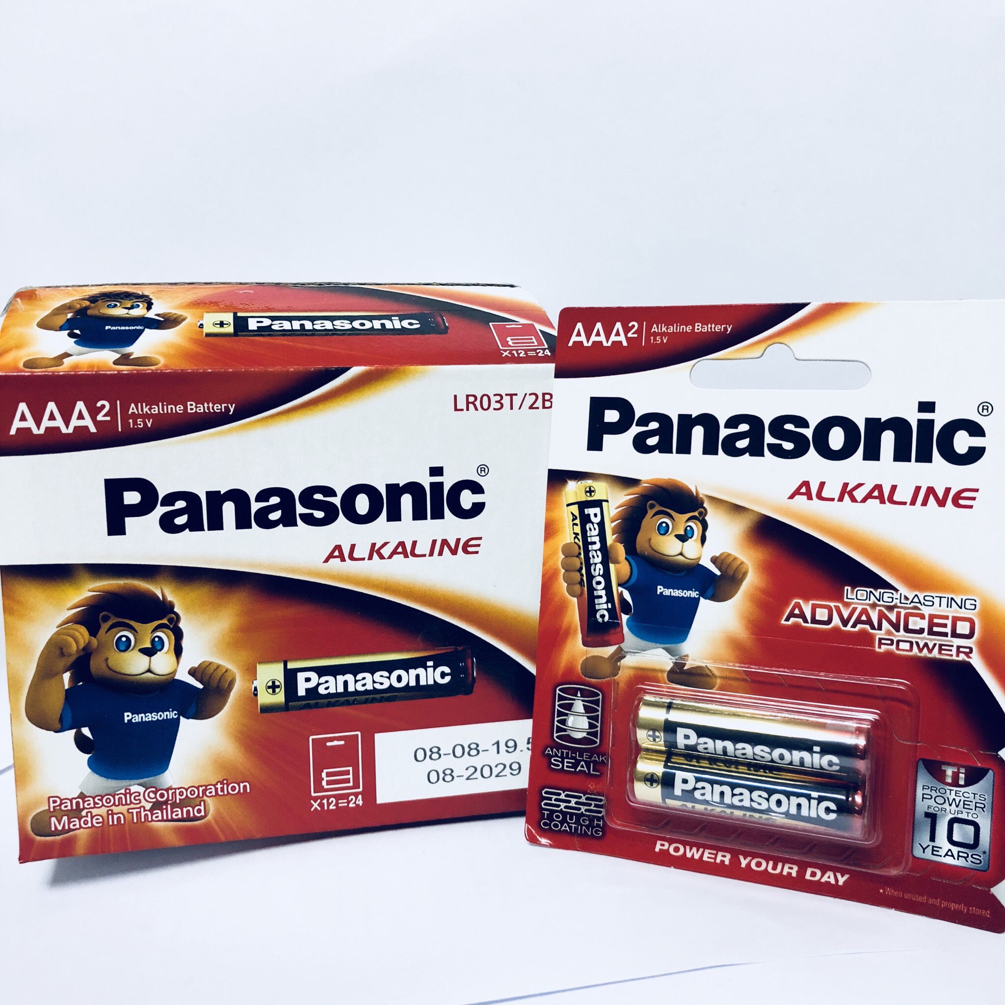 Thùng pin (48 vỉ 2 viên) pin Kiềm Alkaline Panasonic AAA LR03T/2B-Hàng chính hãng