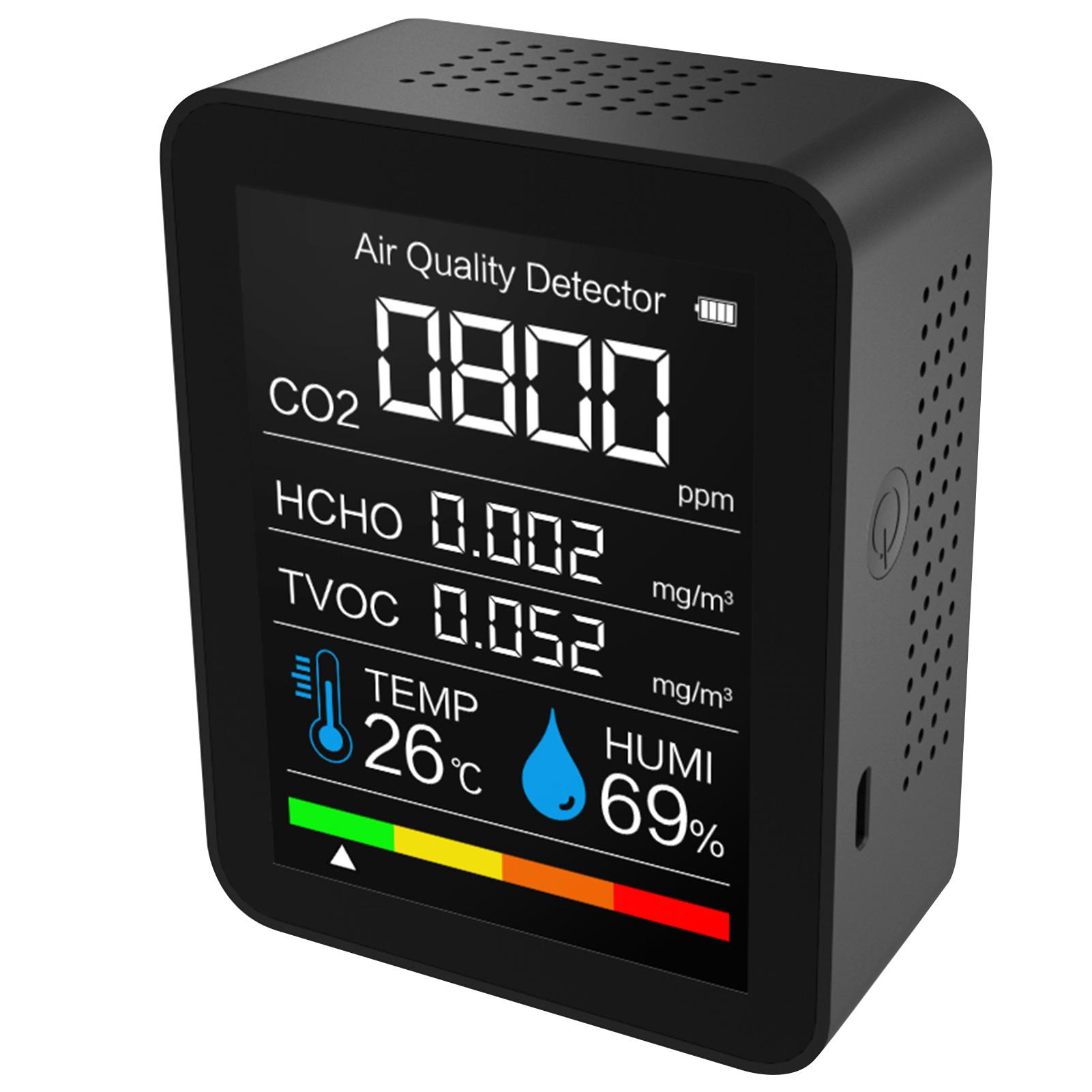 Máy phát hiện carbon Dioxide, đo nhiệt độ/độ ẩm, phân tích chất lượng không khí