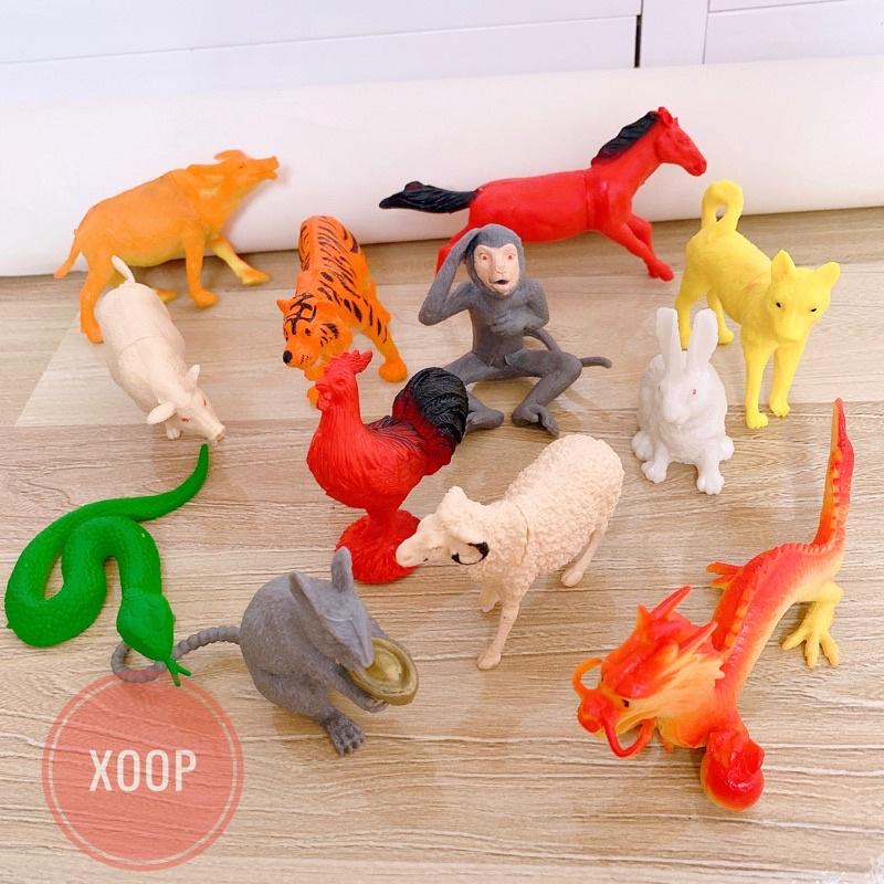 SALE !!! ĐỒ CHƠI ! SÉT 12 CON GIÁP CHO BÉ TRAI BÉ GÁI