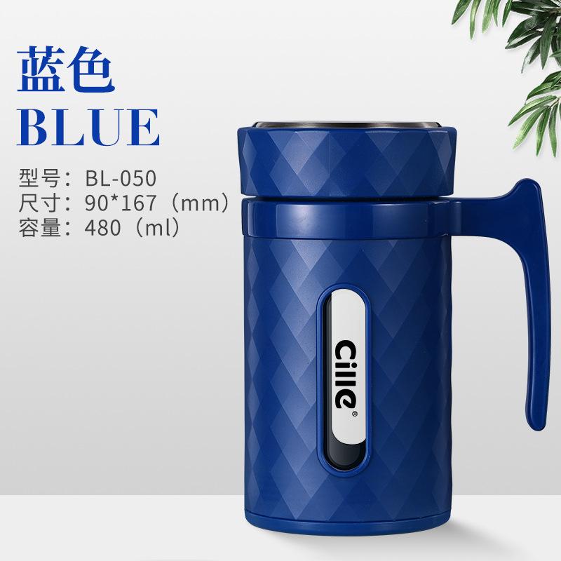 Giá thấp nhất Xile thủy tinh hai lớp nam và nữ dành cho người lớn tách trà văn phòng kinh doanh vỏ nhựa chịu nhiệt độ cao cốc thủy tinh nhựa chống rơi