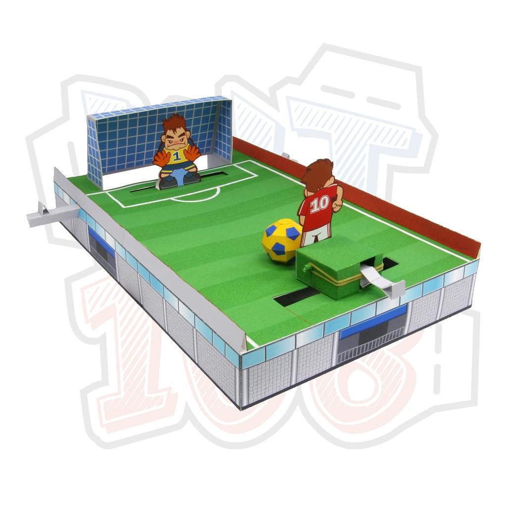 Mô hình giấy Đồ chơi Soccer Penalty Kick Game chuyển động