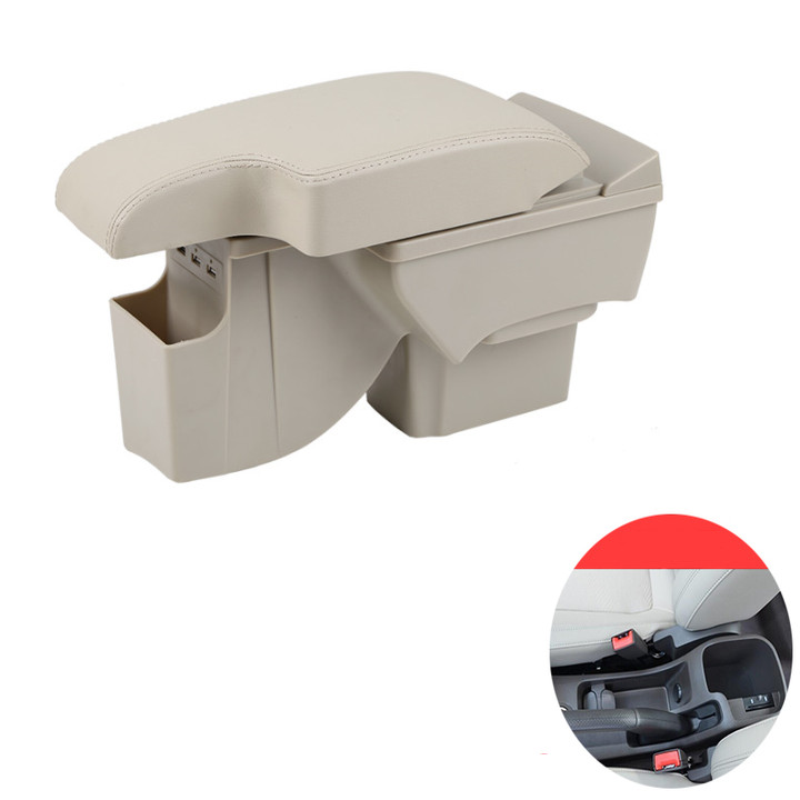 Hộp tỳ tay ô tô, xe hơi cao cấp dạng khối, tích hợp 3 cổng USB dùng cho xe Chevrolet Cruze