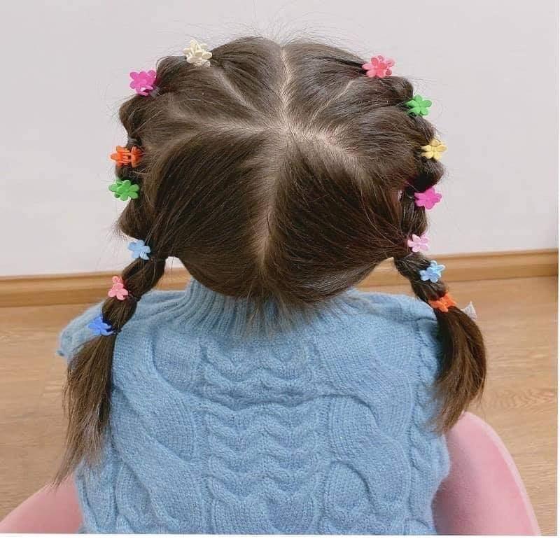 Set 50 kẹp tóc mini nhiều màu