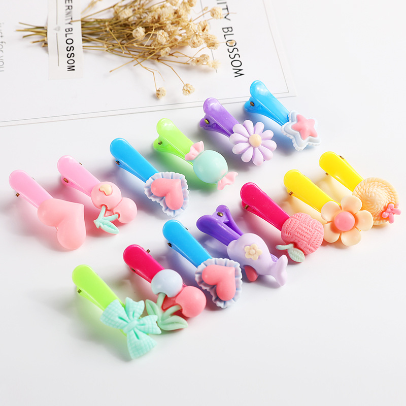 Kẹp tóc dễ thương cho bé - combo 10 cái