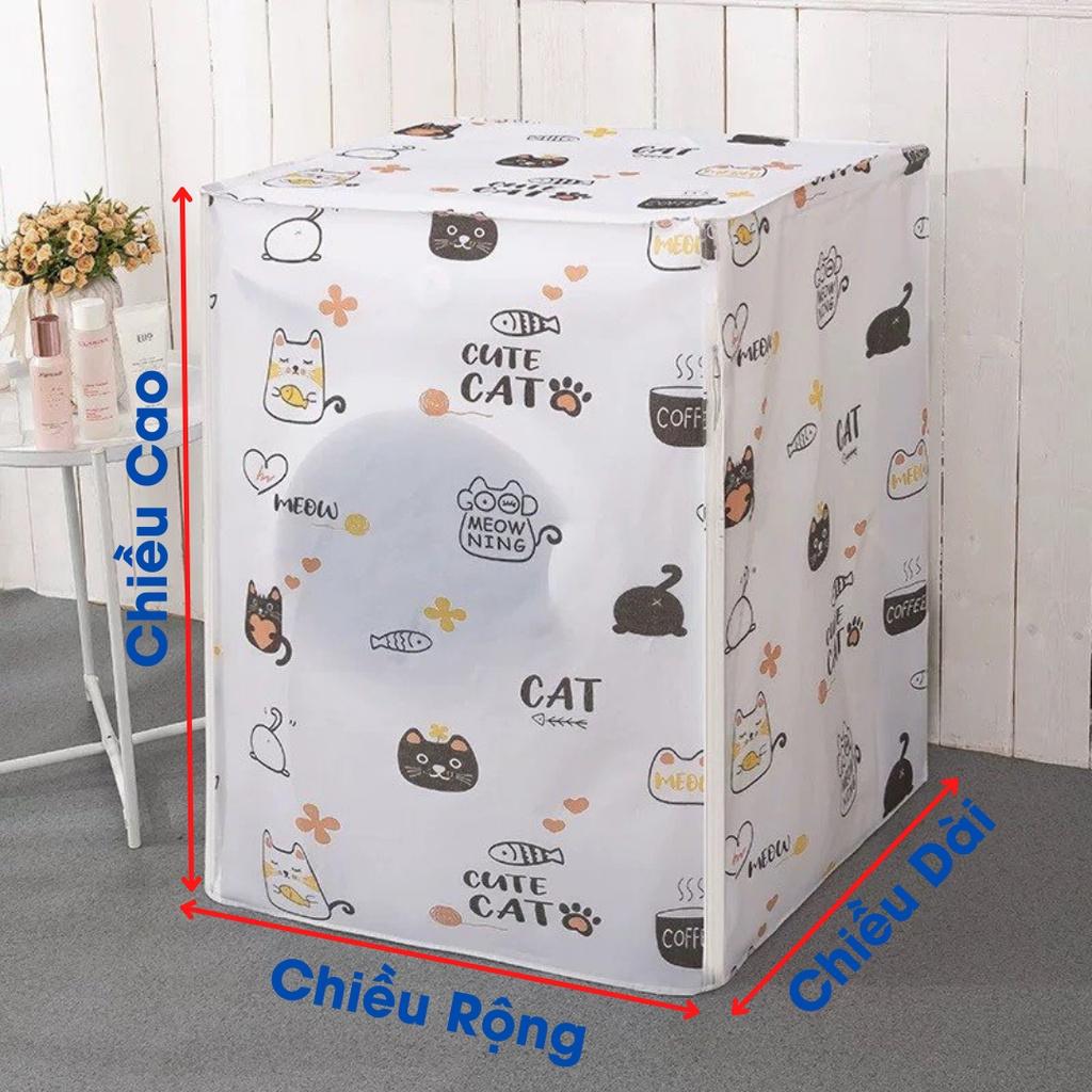 Bọc máy giặt Cao Cấp Chống Thấm ,Chống bám bụi Từ 5 đến 12 kg Tháo Lắp dễ dàng