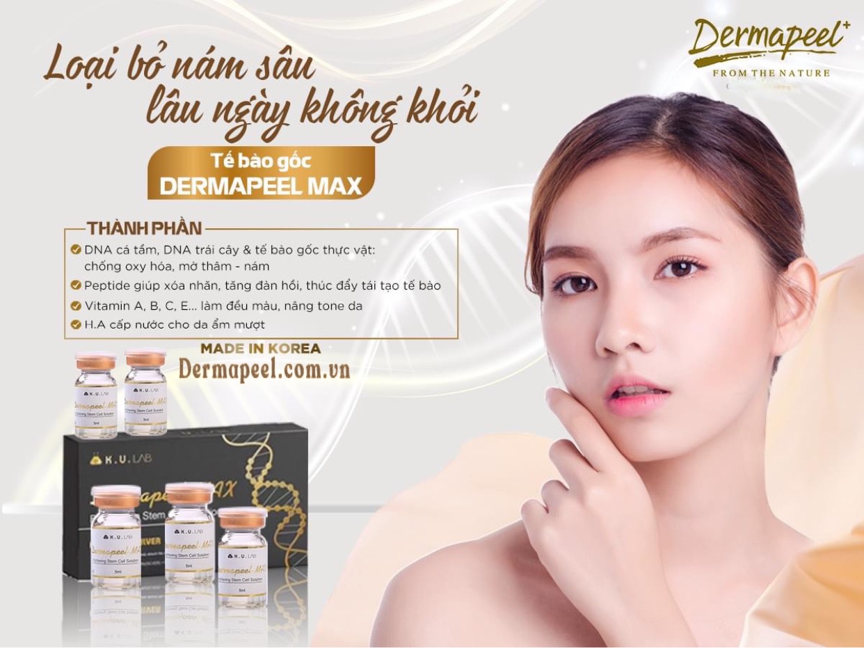 Tế Bào Gốc Ngăn Ngừa Nám Dermapeel-Max