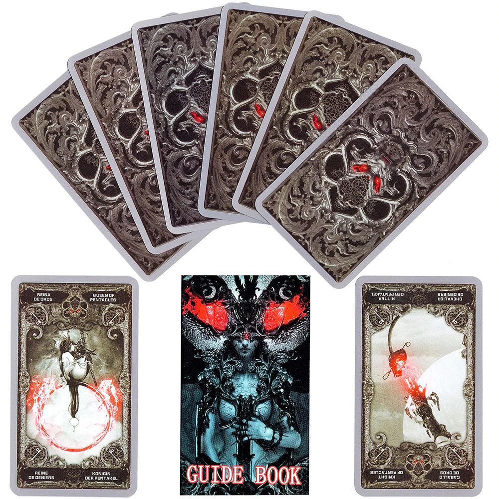 (Size Gốc) Bộ Bài Dark Tarot 78 Thẻ, Hộp Cứng