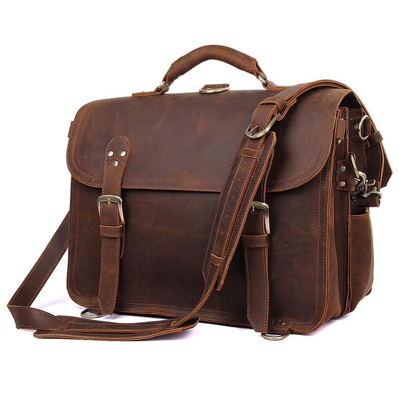 TÚI XÁCH KIÊM BALO CÔNG SỞ DA BÒ SÁP CA109 CAO CẤP