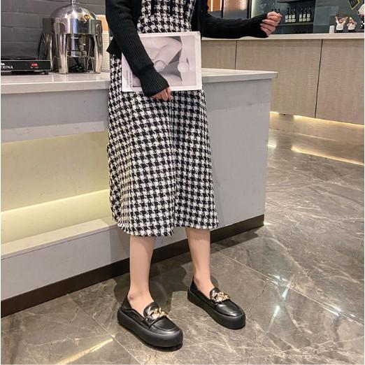 Giày Đế Dày Thời Trang Hàn Quốc Cho Nữ