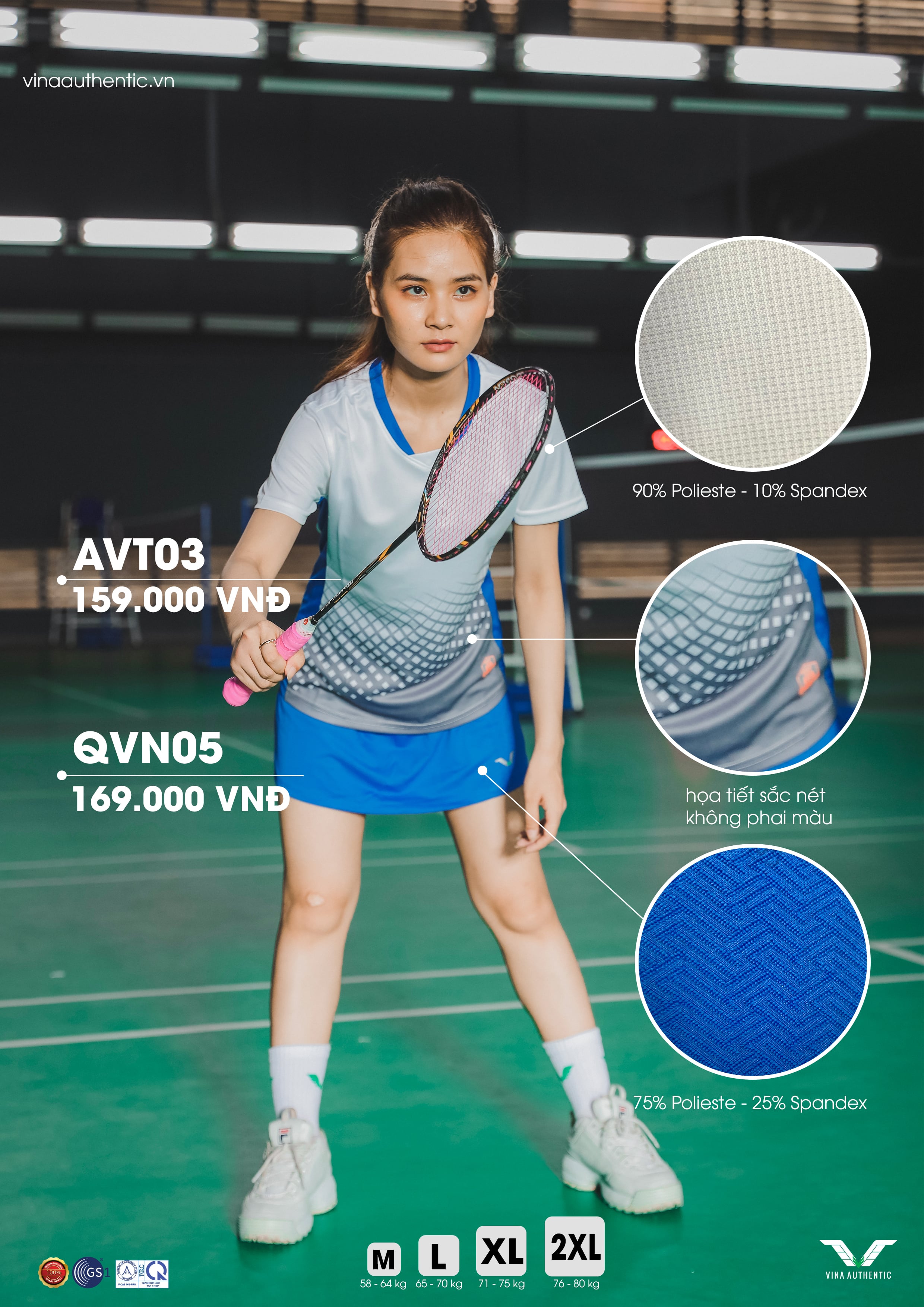 [MUA 1 TẶNG 1] Set bộ thể thao nữ cầu lông badminton NEW03, CAO CẤP, chất lượng, chuẩn form