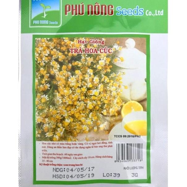 Hạt Giống Trà Hoa Cúc Phú Nông KNS3463 - 1 gói 3gr
