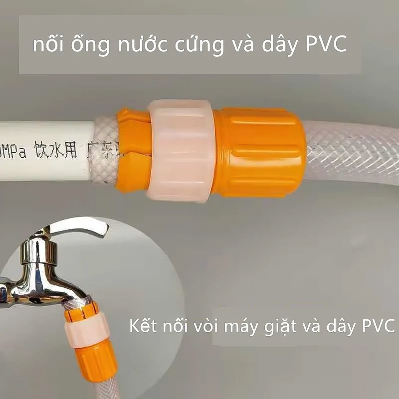 Đầu nối vòi ống nước, khớp nối ống nước, đầu nối nhanh vòi máy giặt, van vặn chặt ống, vòi nước tiện dụng