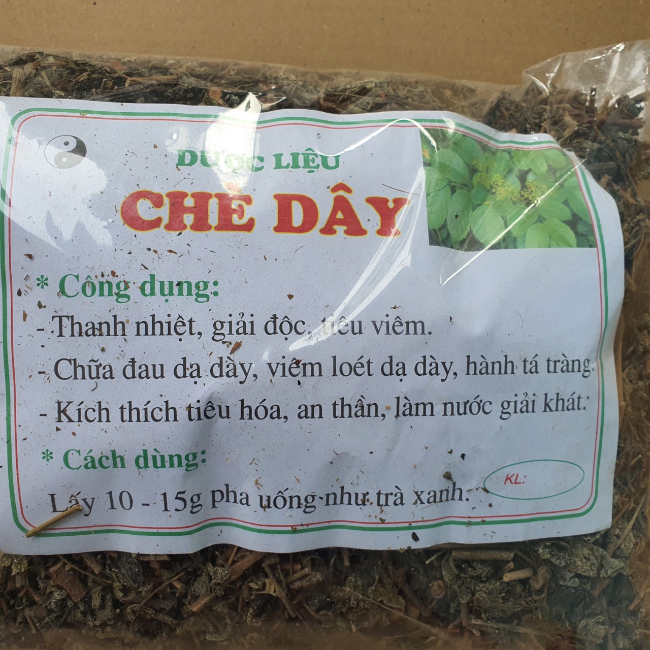 Chè Dây Cao Bằng nhiều phấn hỗ trợ đau dạ dày tá tràng túi 1Kg